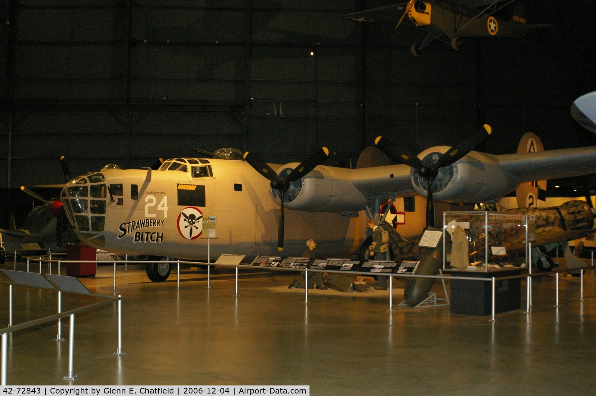 42-72843, 1942 Consolidated B-24D-160-CO Liberator C/N 2413, B-24D combat vet at the National Museum of the U.S. Air Force