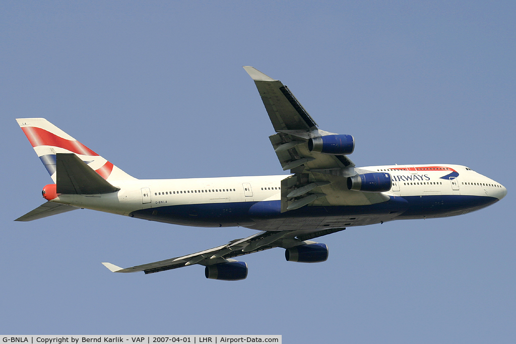 G-BNLA, 1989 Boeing 747-436 C/N 23908, British Airways Boeing 747