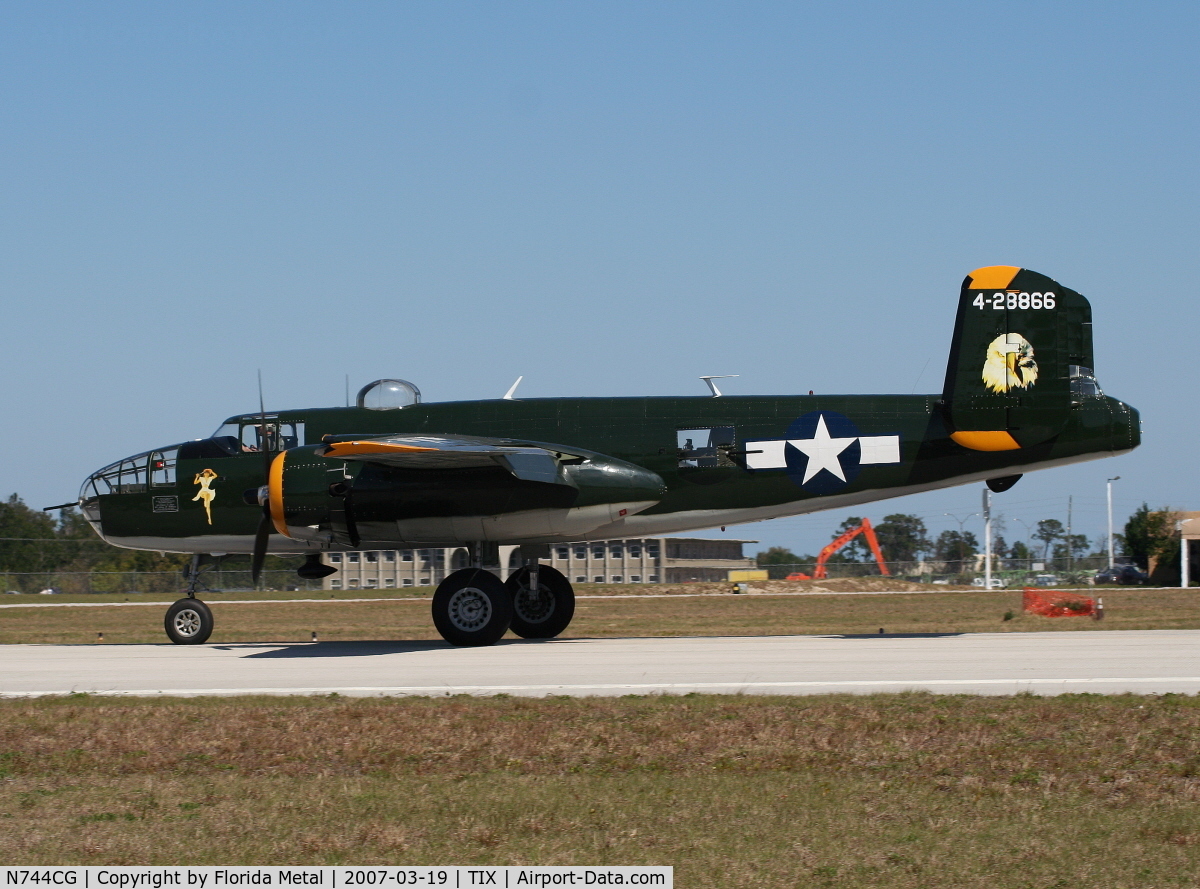 N744CG, 1944 North American B-25N Mitchell C/N 108-32141, B-25