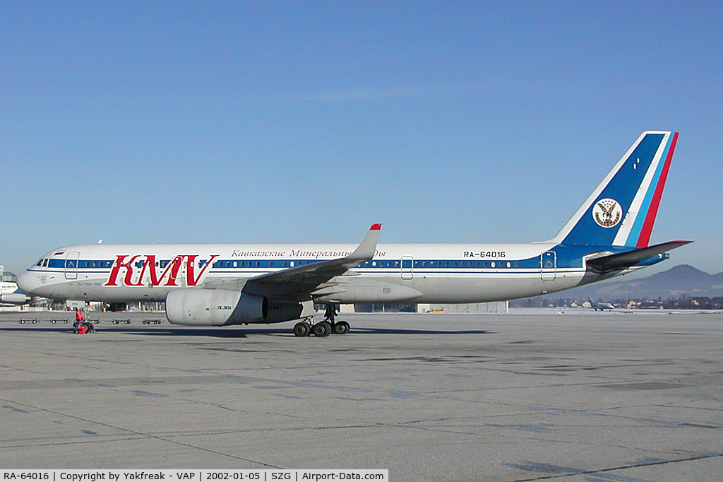 RA-64016, 1995 Tupolev Tu-204-100 C/N 1450742364016, KMV Tupolev 204