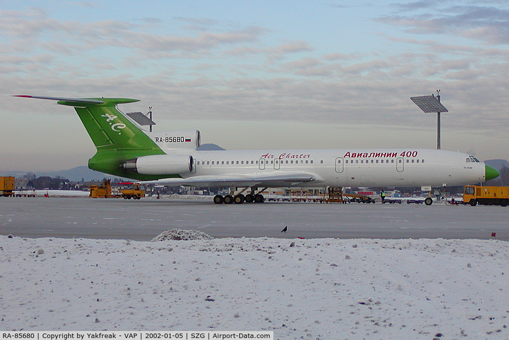 RA-85680, 1990 Tupolev Tu-154M C/N 90A843, Airlines 400 Tupolev 154