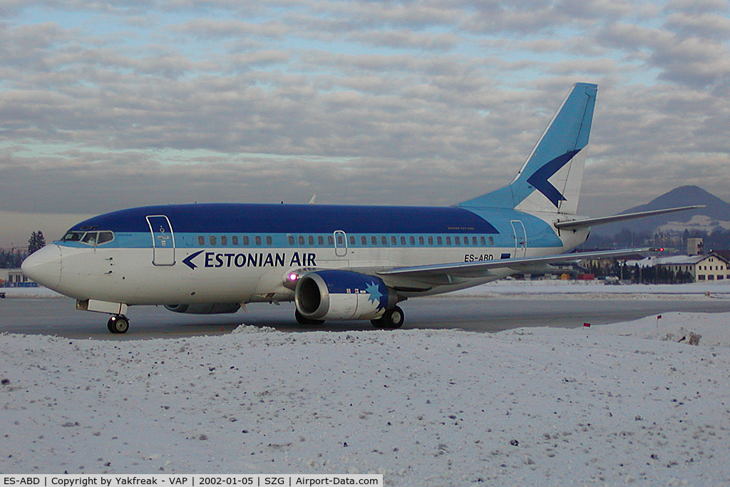 ES-ABD, 1996 Boeing 737-5Q8 C/N 26323, Estonian Airlines Boeing 737-500