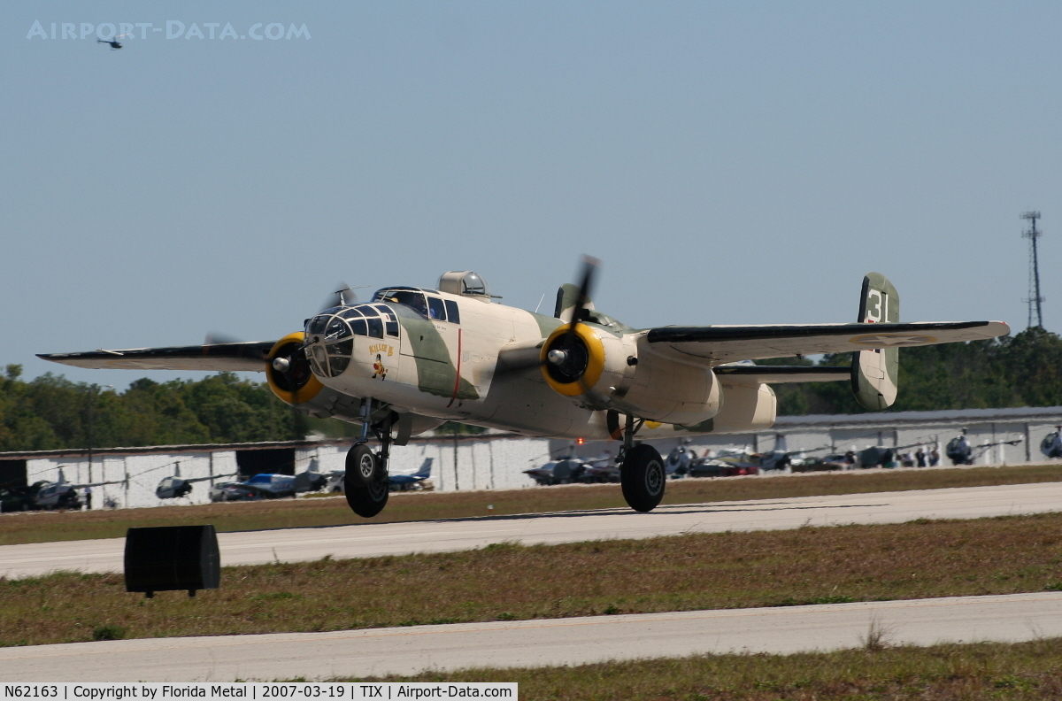 N62163, 1944 North American B-25J Mitchell Mitchell C/N 108-47451, B-25