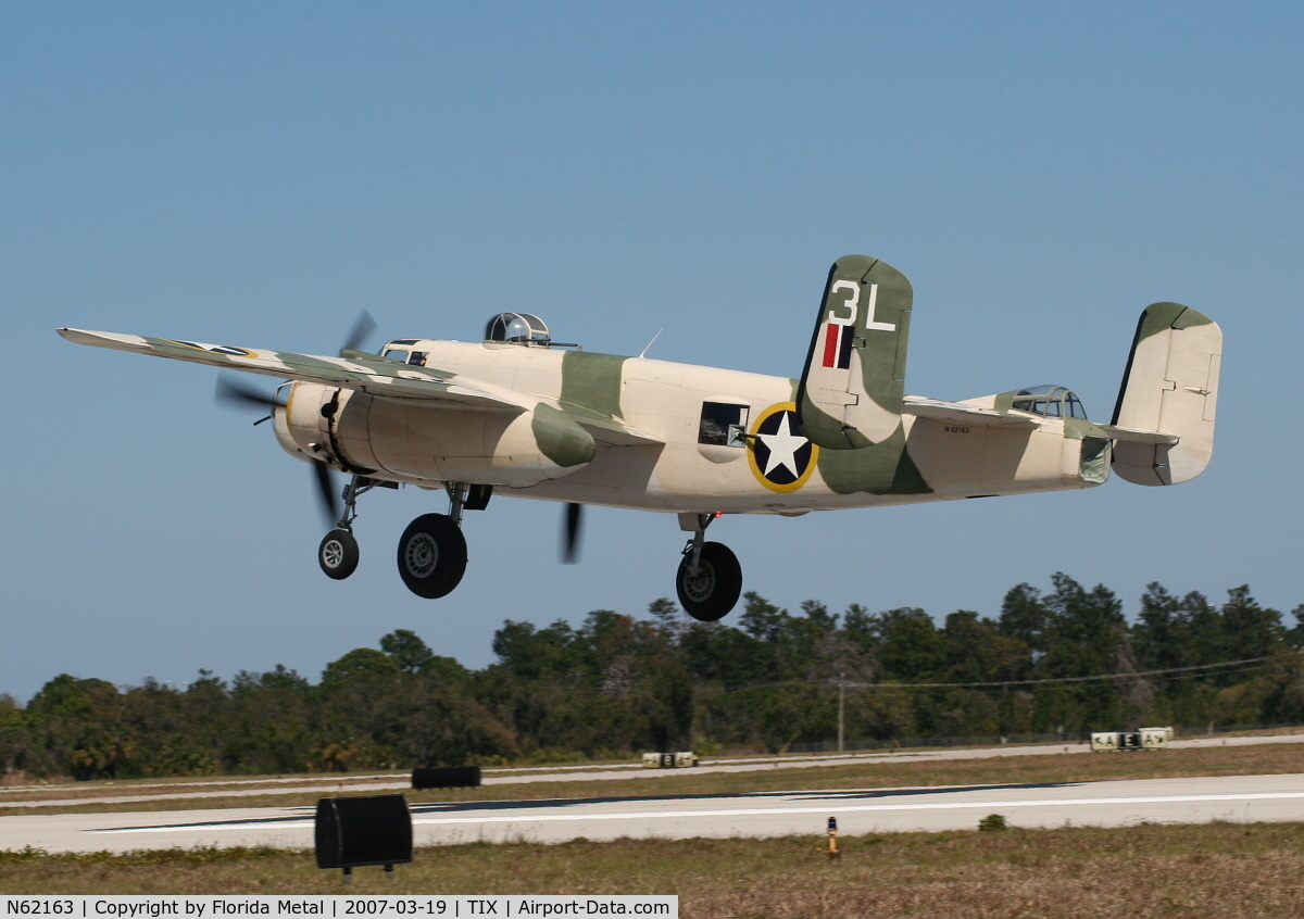 N62163, 1944 North American B-25J Mitchell Mitchell C/N 108-47451, B-25