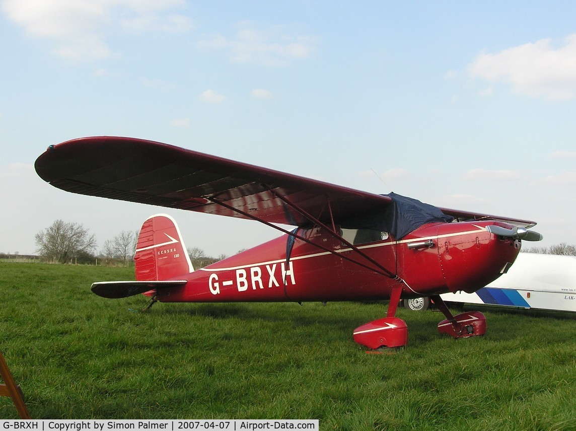 G-BRXH, 1946 Cessna 120 C/N 10462, Cessna 120 at Shenington airfield