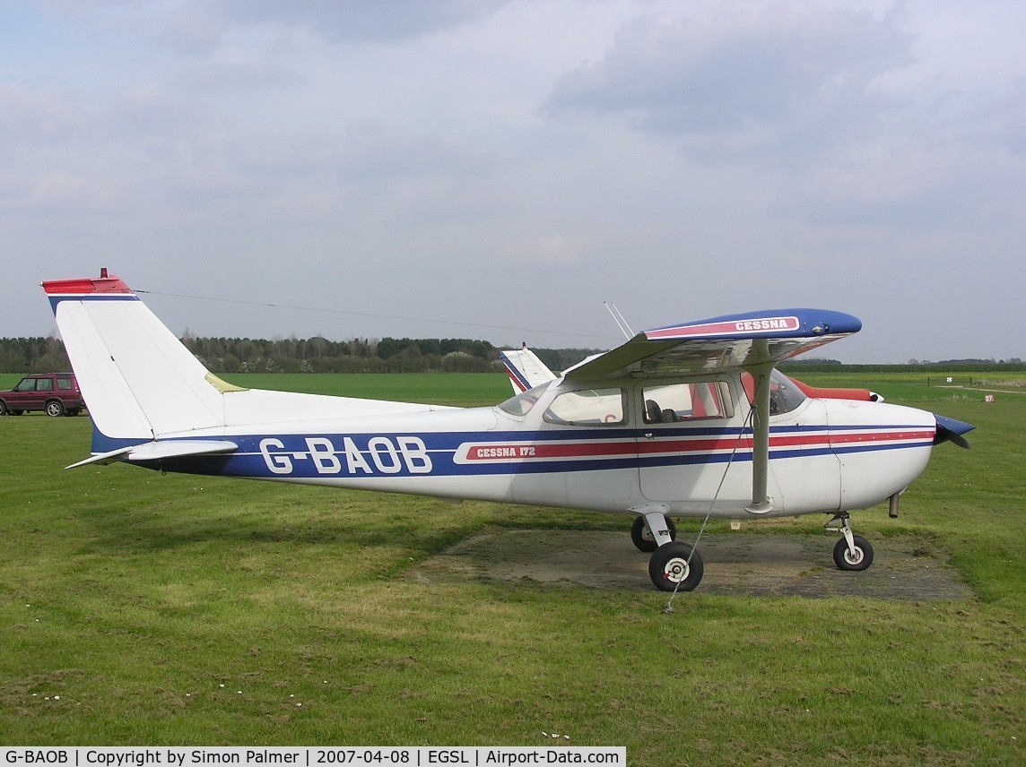 G-BAOB, 1973 Reims F172M Skyhawk Skyhawk C/N 0949, Cessna 172