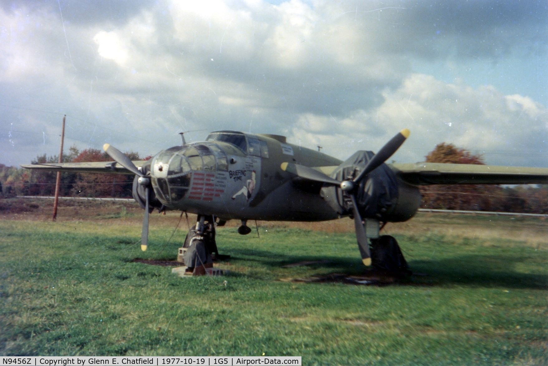 N9456Z, 1943 North American TB-25N Mitchell C/N 108-33214, Derelict after flying in the movie 