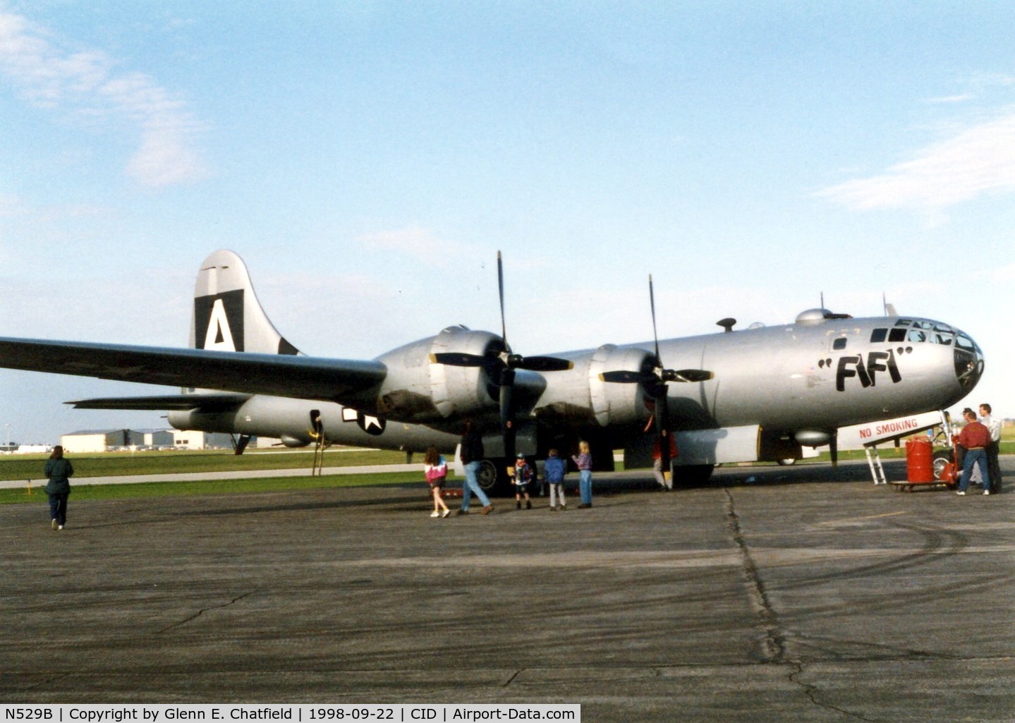 N529B, 1944 Boeing B-29A-60-BN Superfortress C/N 11547, On display for tours