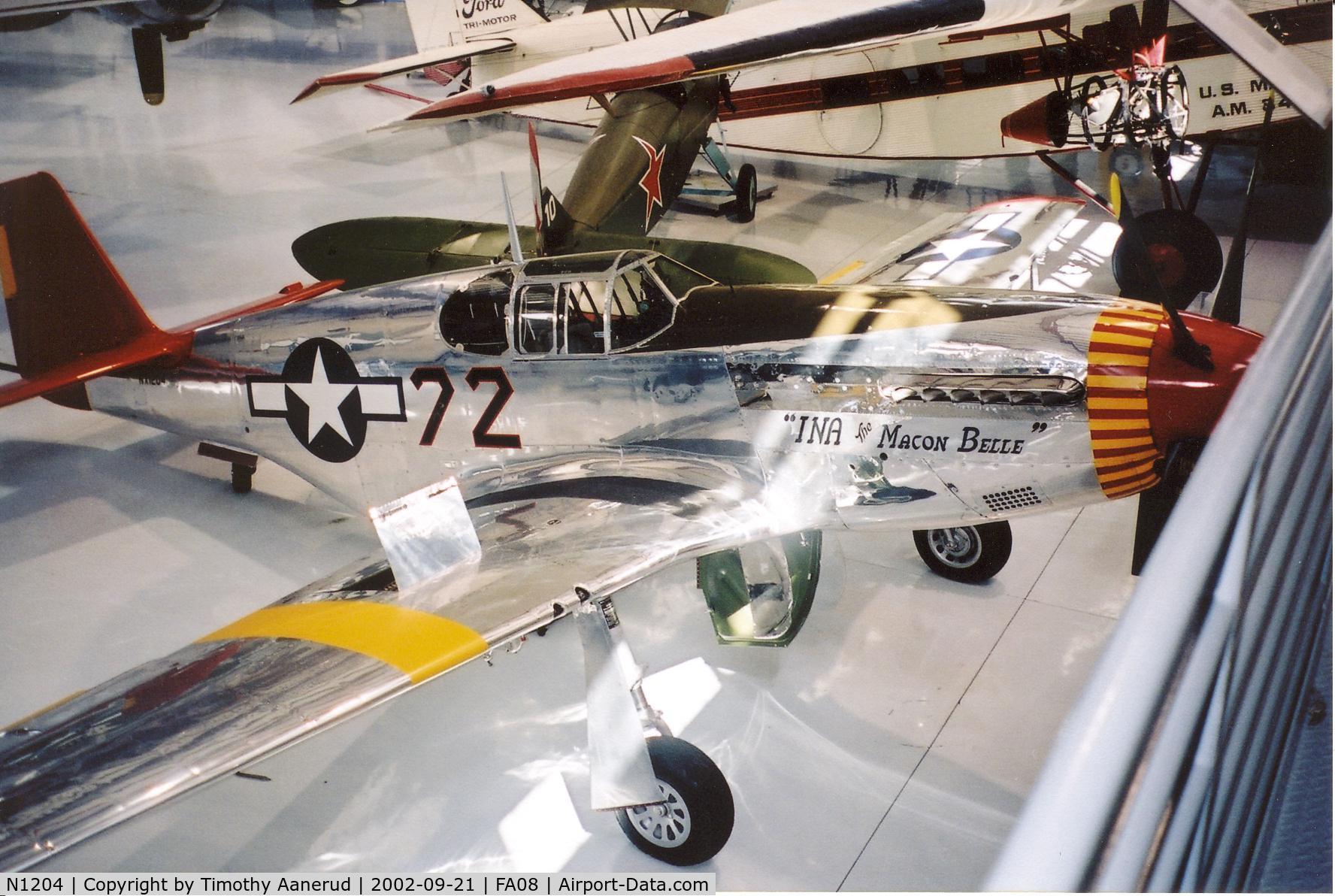 N1204, 1944 North American P-51C Mustang C/N 103-26385, Fantasy of Flight, P51-C, 42-103831