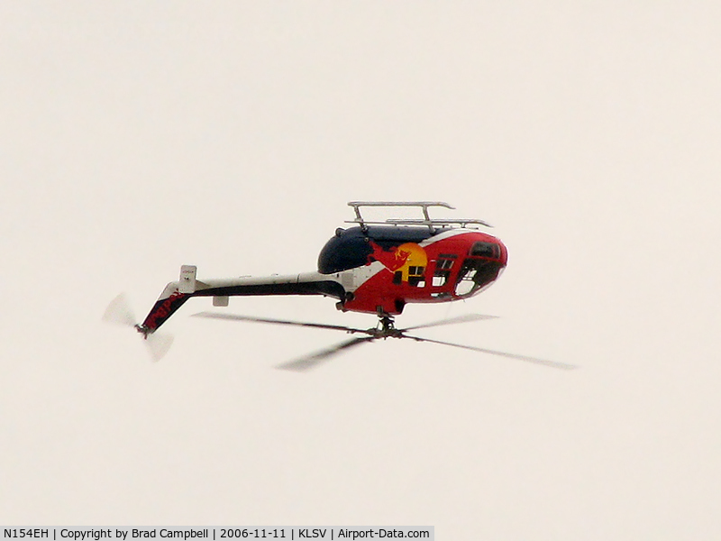 N154EH, 1985 MBB Bo-105CBS-4 C/N S-704, Red Bull North American Inc. - Santa Monic, California / 1985 MESSERSCHMITT-BOELKOW-BLOHM S-704 - The position of the craft is true: it's a 'Stunt' helicopter and could actually fly upside down! Aviation Nation 2006