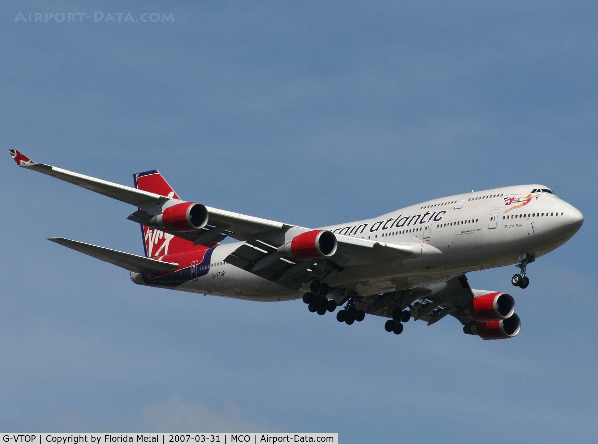 G-VTOP, 1997 Boeing 747-4Q8 C/N 28194, Virgin