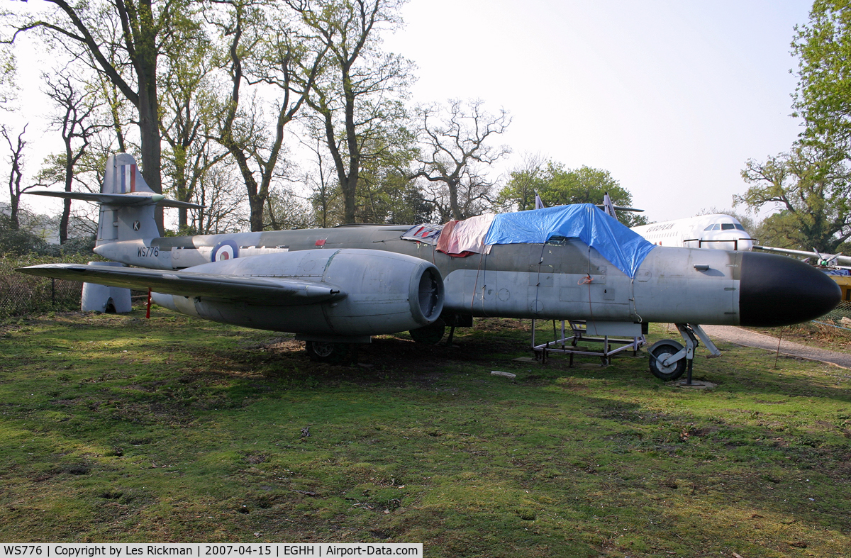 WS776, 1954 Gloster Meteor NF.14 C/N Not found WS776, Meteor NF14