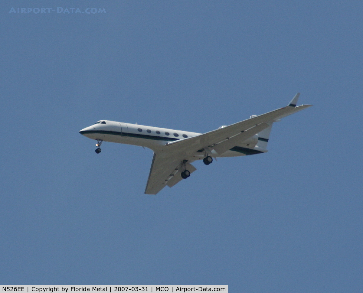 N526EE, 1997 Gulfstream Aerospace G-V C/N 519, G-5