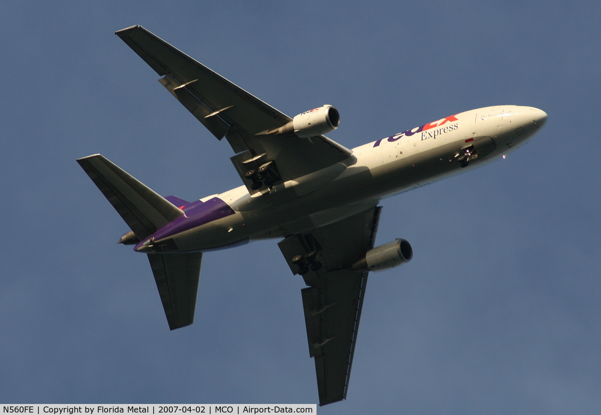 N560FE, 1974 McDonnell Douglas MD-10-10F C/N 46938, Fed Ex