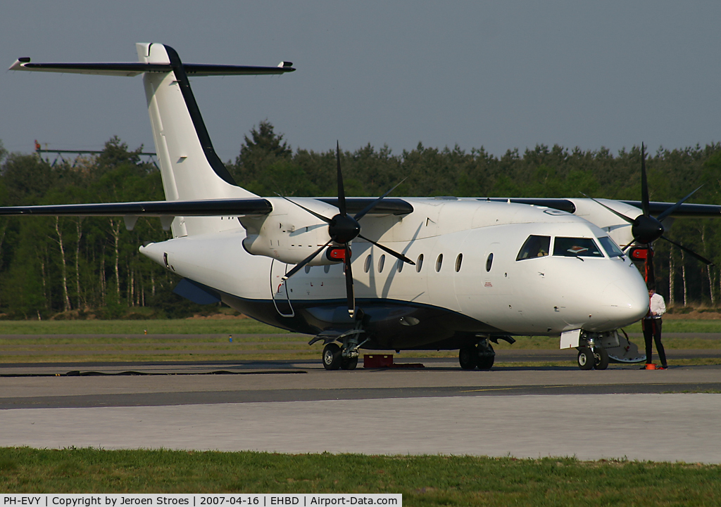 PH-EVY, 1998 Dornier 328-100 C/N 3095, biggest aircraft for Budel