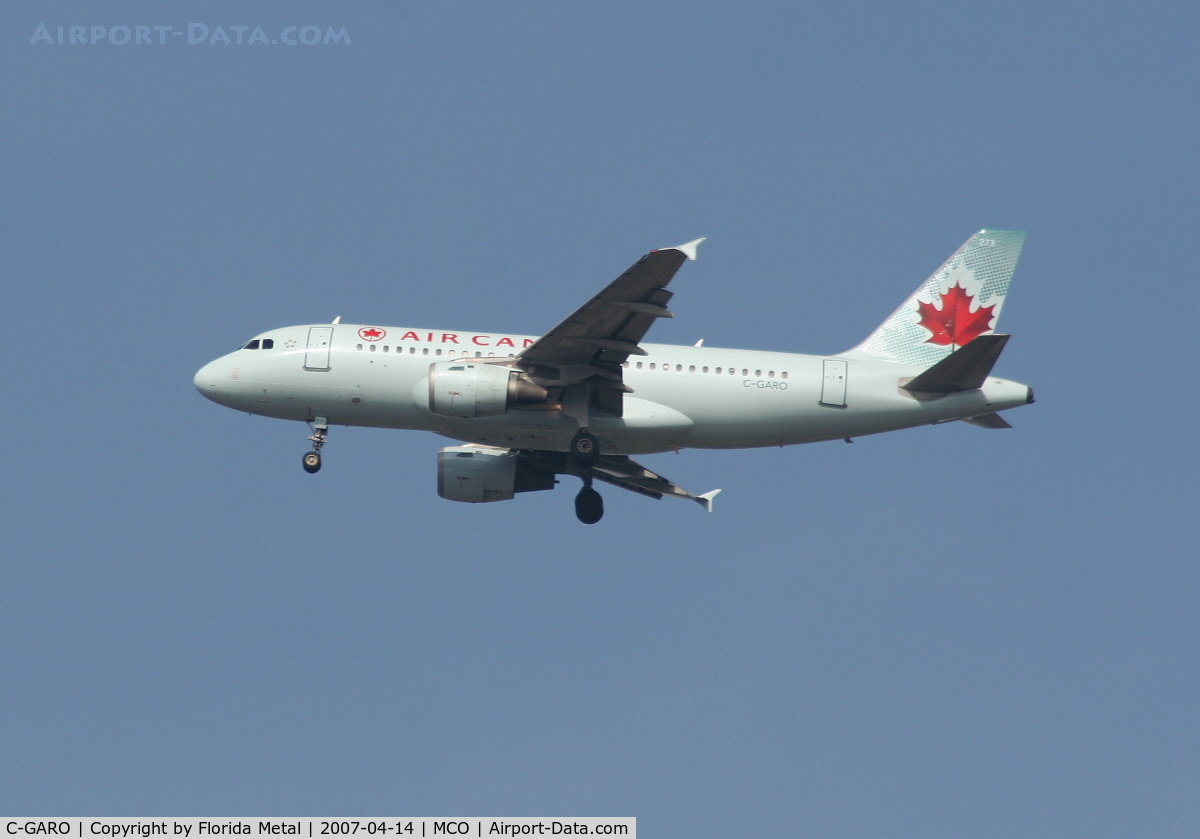 C-GARO, 1997 Airbus A319-114 C/N 757, Air Canada