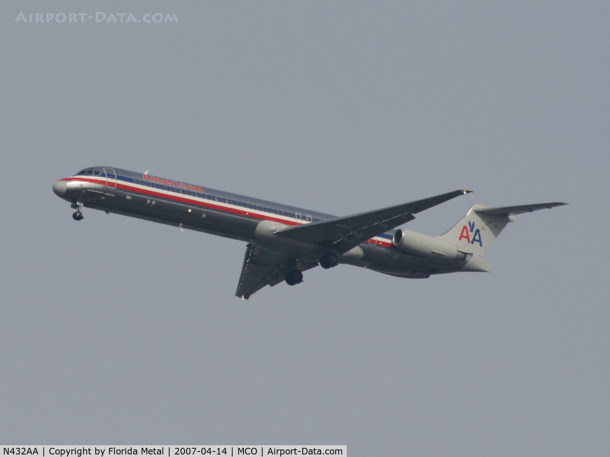 N432AA, 1987 McDonnell Douglas MD-82 (DC-9-82) C/N 49350, American