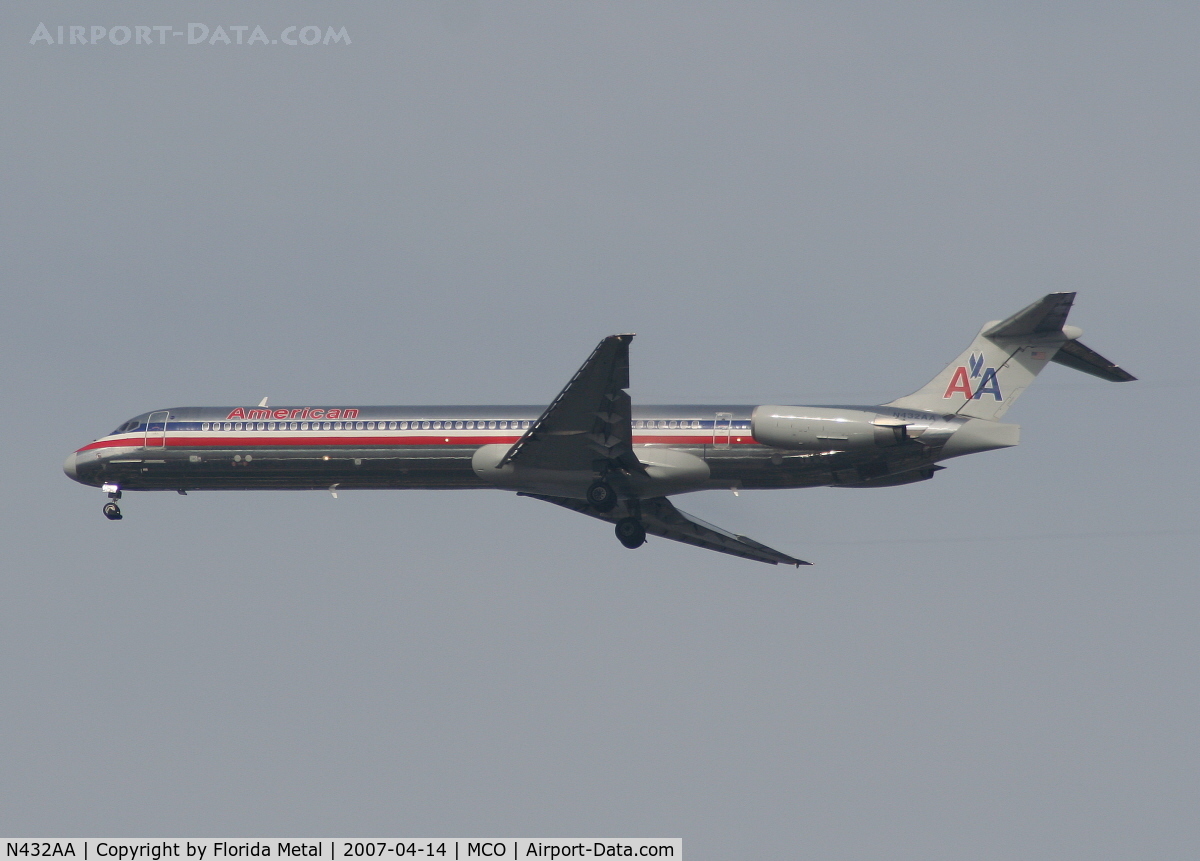 N432AA, 1987 McDonnell Douglas MD-82 (DC-9-82) C/N 49350, American