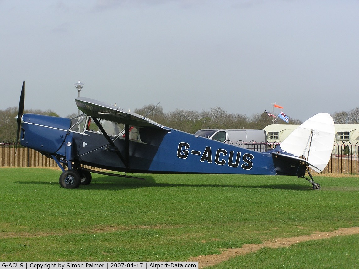 G-ACUS, 1934 De Havilland DH.85 Leopard Moth C/N 7082, Leopard Moth visiting Sywell
