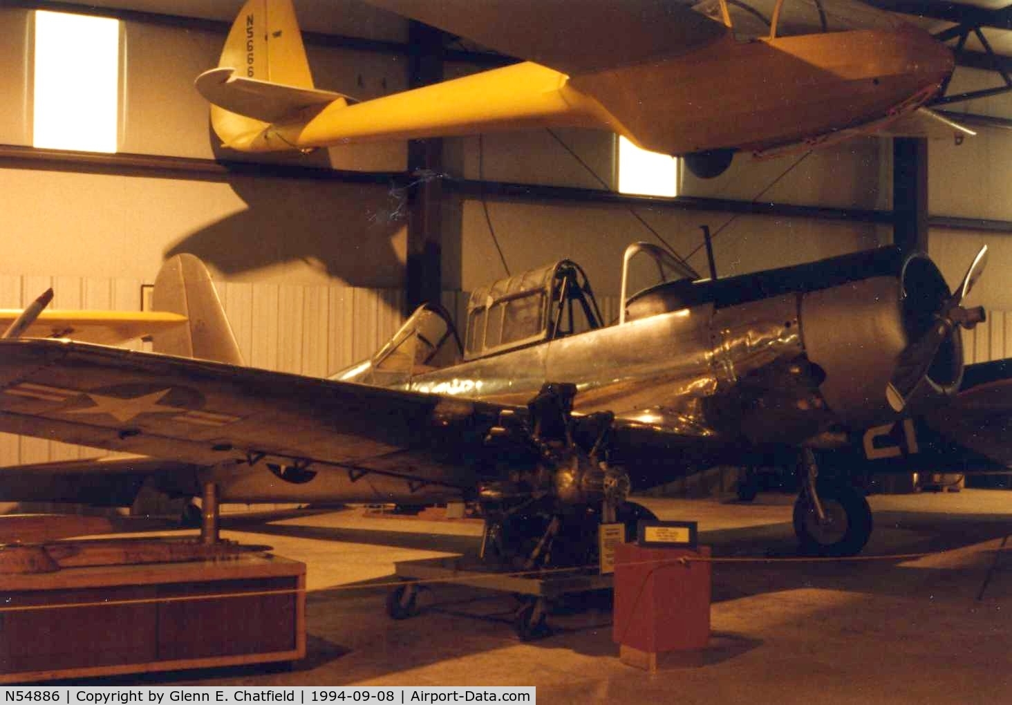 N54886, 1941 Consolidated Vultee BT-13A C/N 1879, BT-13A 41-09645 at Bonanzaville Museum, West Fargo, ND