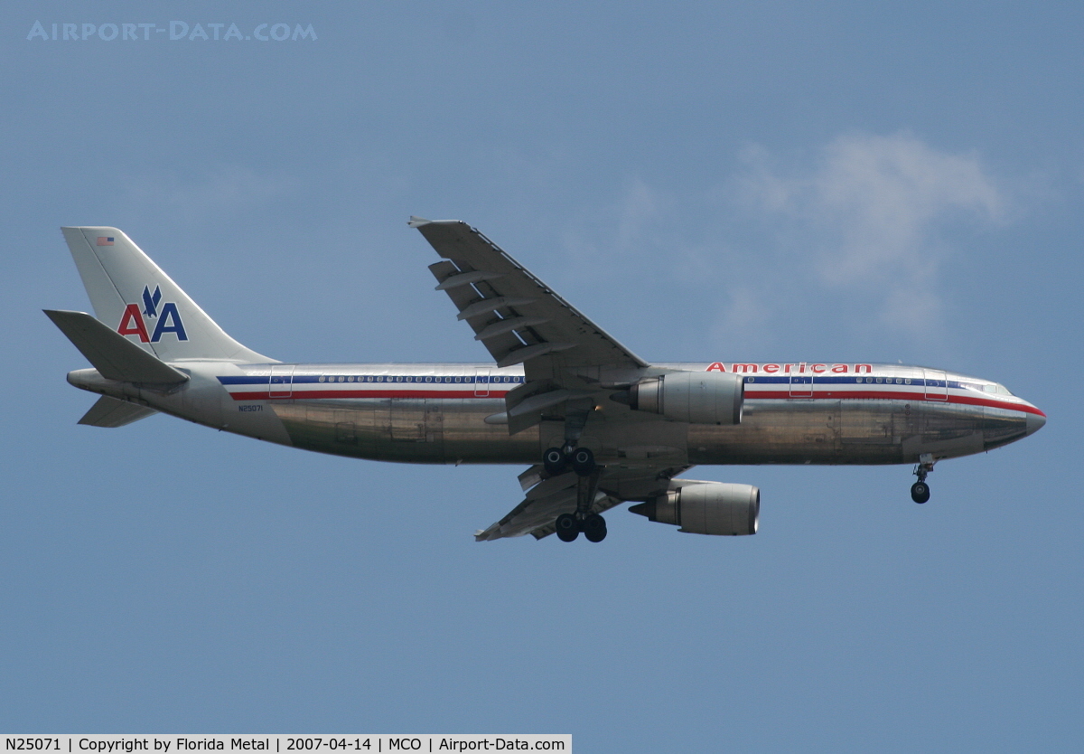 N25071, 1989 Airbus A300B4-605R C/N 514, American