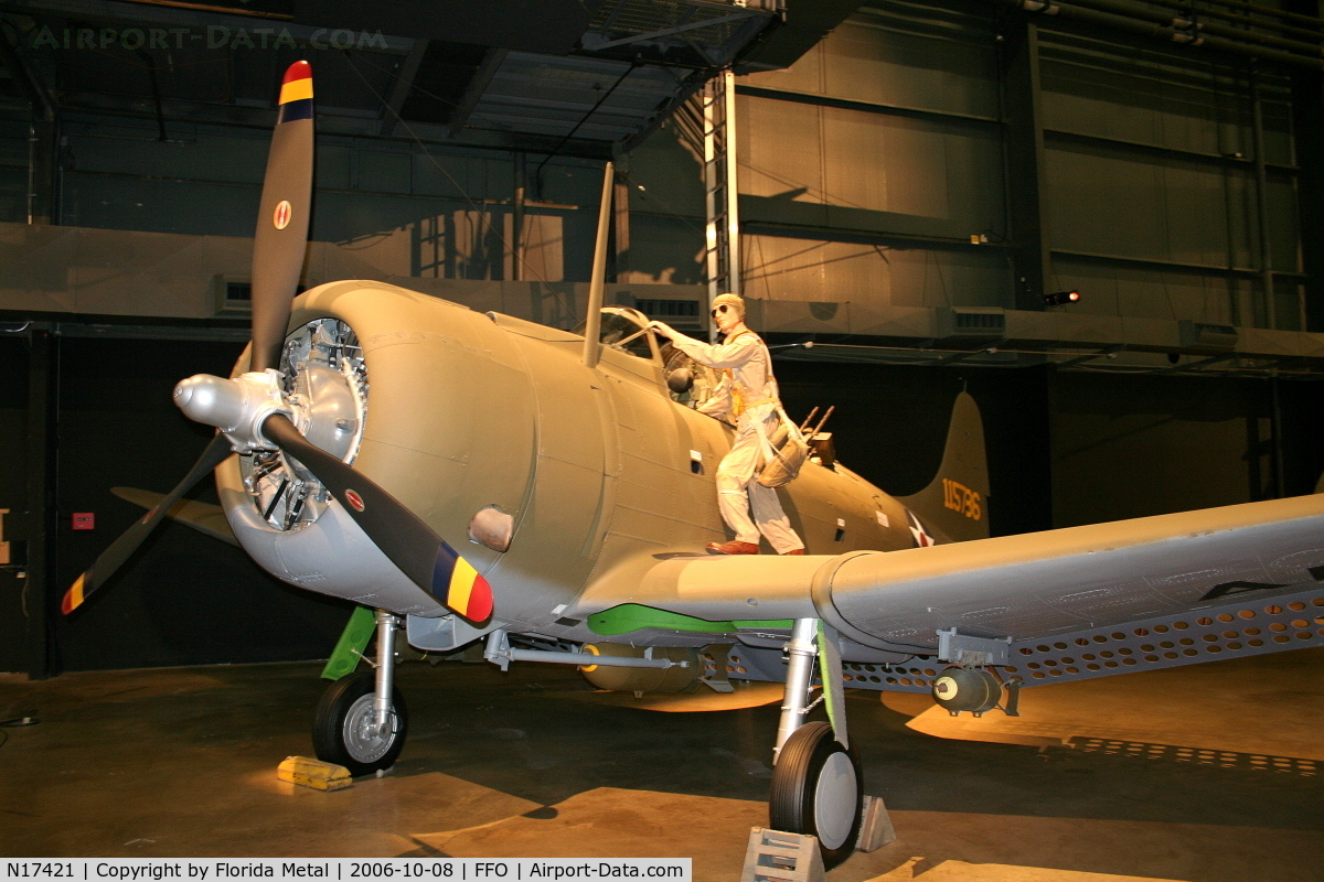 N17421, 1943 Douglas A-24B Banshee C/N 17421, A-24 Dauntless