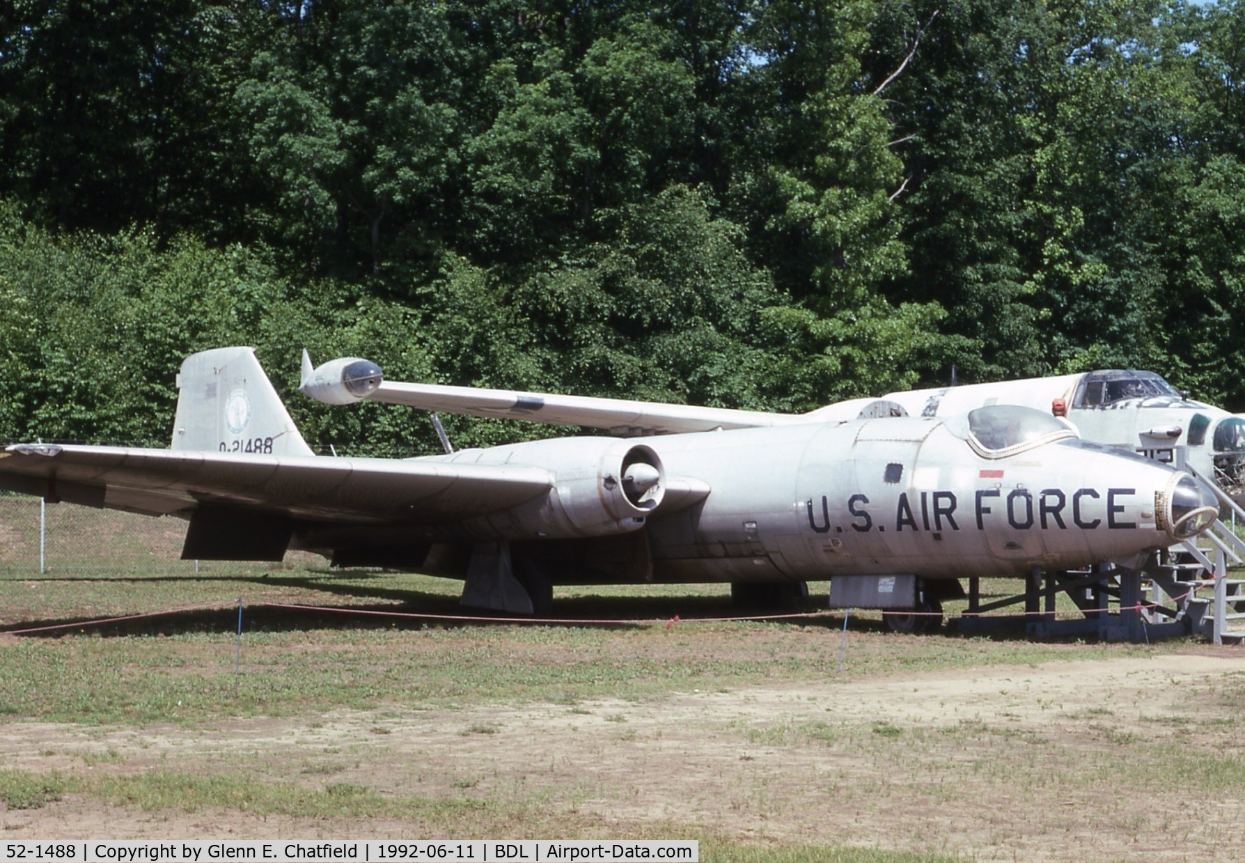 52-1488, 1952 Martin RB-57A Canberra C/N 071, RB-57A at the New England Air Museum