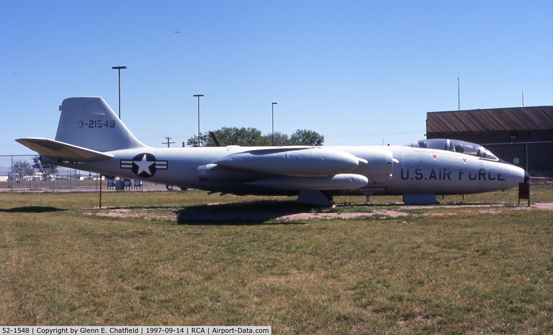 52-1548, 1952 Martin EB-57B Canberra C/N 131, EB-57B at the South Dakota Air & Space Museum