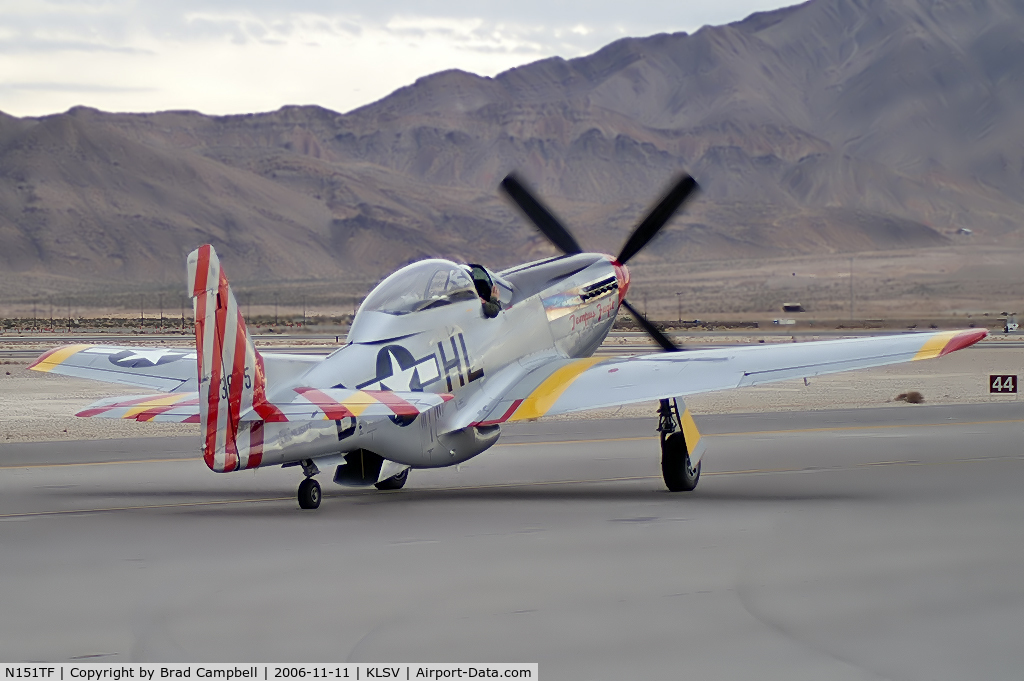 N151TF, 1944 North American P-51D Mustang C/N 122-31591 (44-63865), Provenance Fighter Sales Inc. - Las Vegas, Nevada / 1965 North American F-51D Mustang 'Tempus Fugit' - Aviation Nation 2006