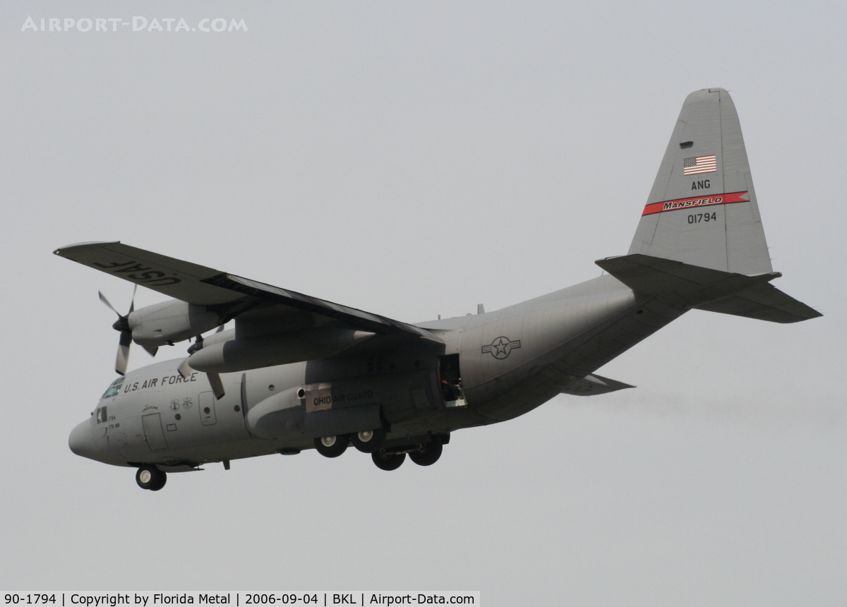 90-1794, 1990 Lockheed C-130H Hercules C/N 382-5247, C-130H