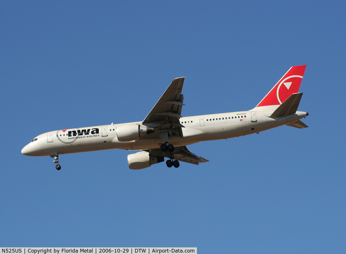 N525US, 1987 Boeing 757-251 C/N 23619, Northwest