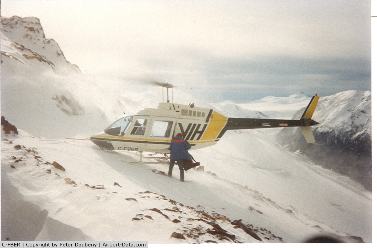 C-FBER, 1979 Bell 206B JetRanger III C/N 2648, Photographed near Stewart BC, fall 2004