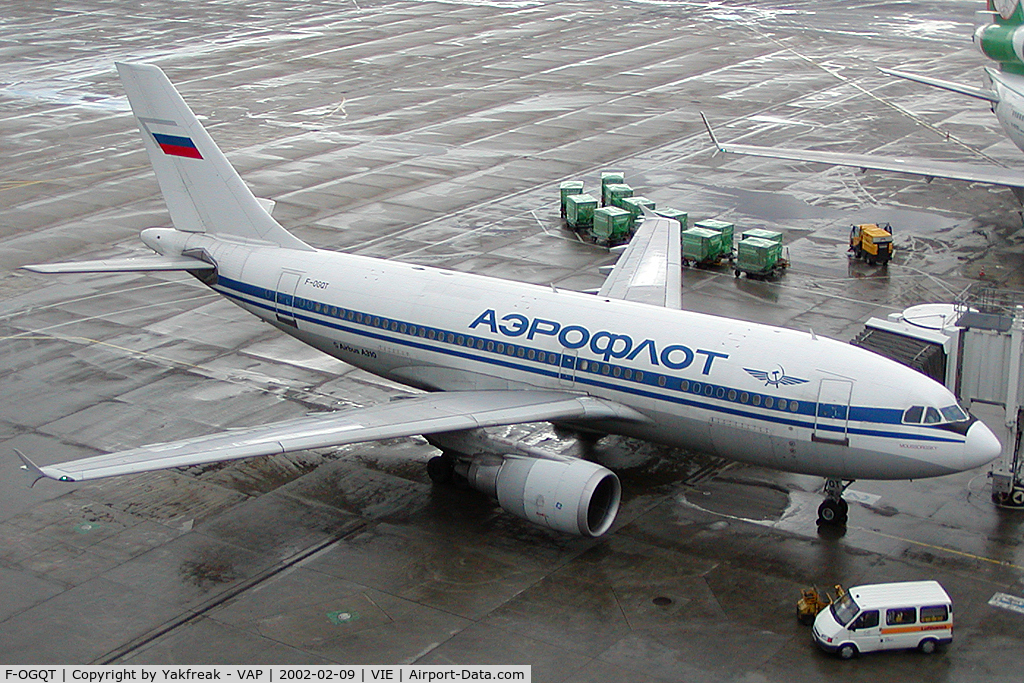 F-OGQT, 1991 Airbus A310-308(F) C/N 622, Aeroflot Airbus A310