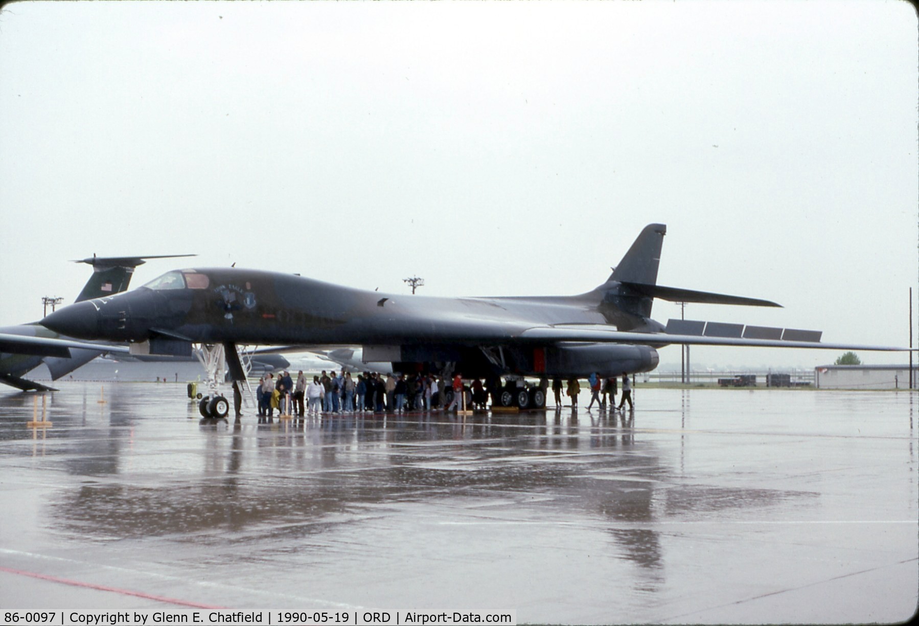 86-0097, 1986 Rockwell B-1B Lancer C/N 57, B-1B at the open house