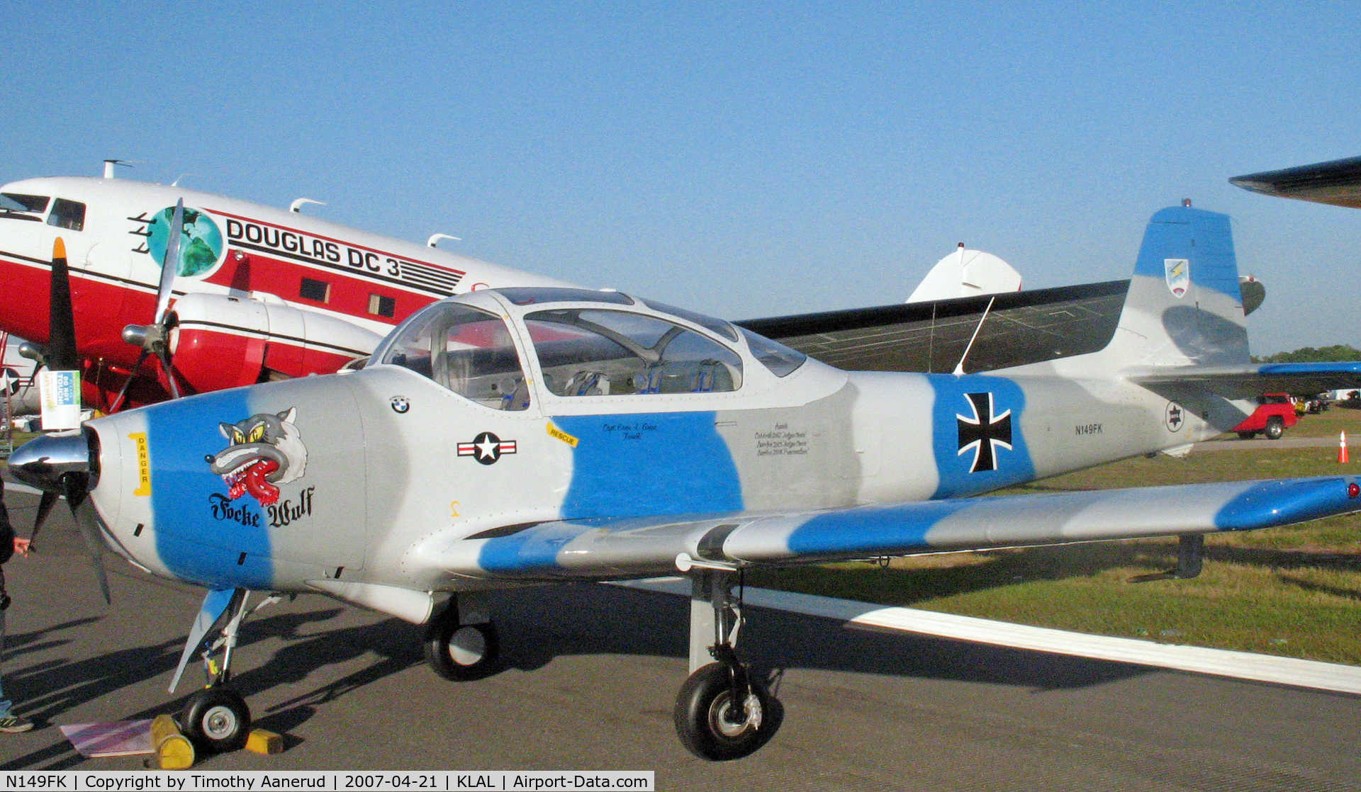 N149FK, 1960 Focke-Wulf FWP-149D C/N 186, Sun-n-Fun 2007