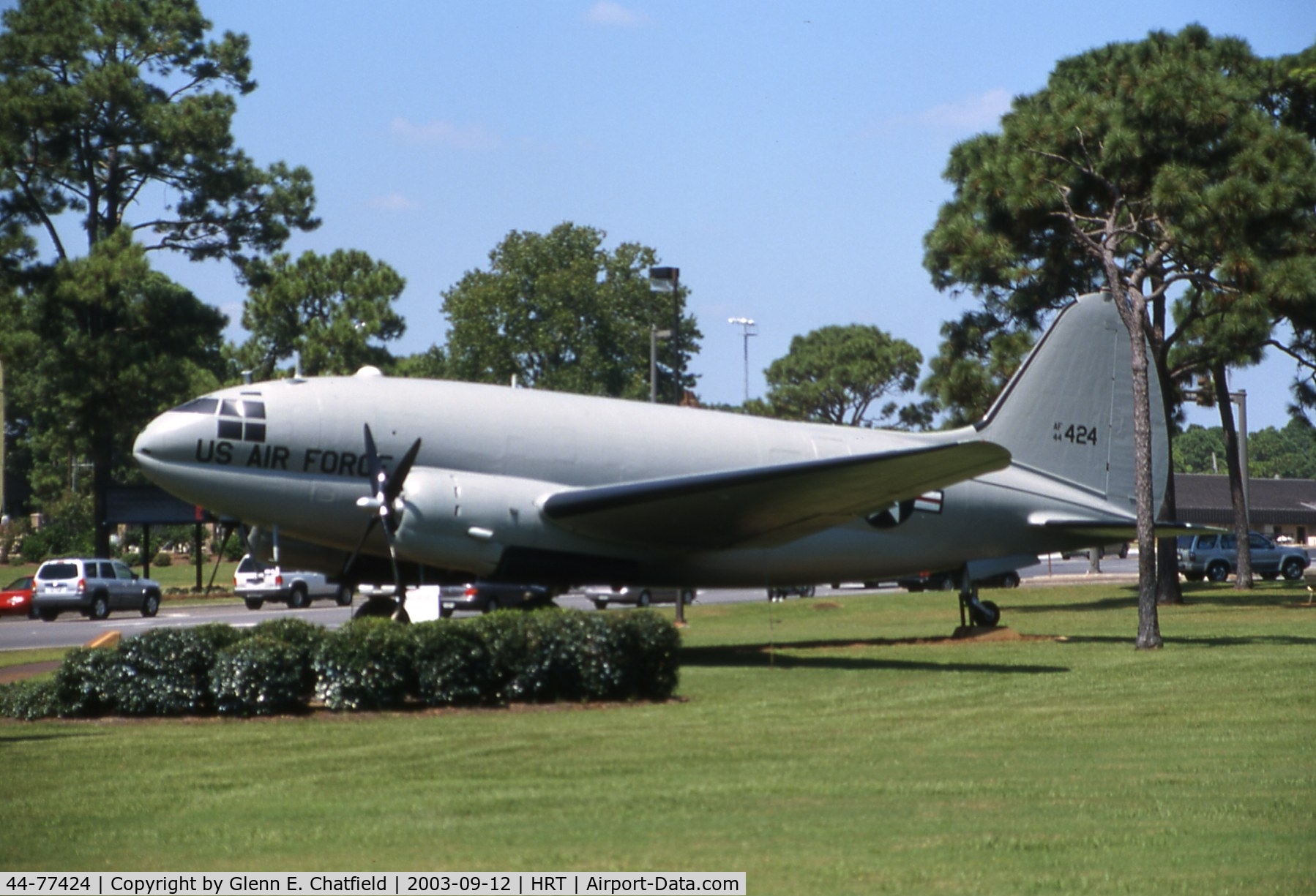 44-77424, 1944 Curtiss C-46D Commando C/N 32820, C-46D at Hurlburt Field, FL