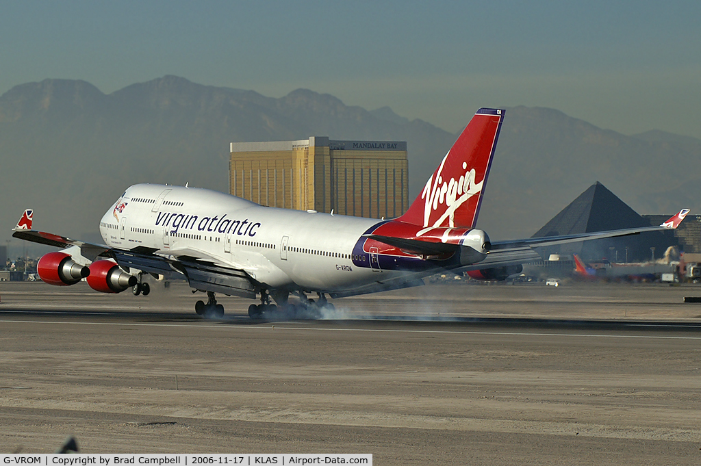 G-VROM, 2001 Boeing 747-443 C/N 32339, Virgin Atlantic - 'Barbarella' / 2001 Boeing Company 747-443