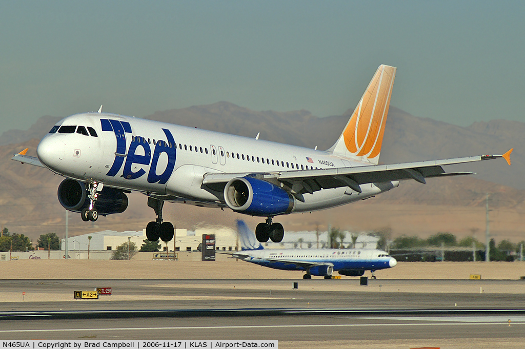 N465UA, 2000 Airbus A320-232 C/N 1341, Ted Airlines / 2000 Airbus Industrie A320-232
