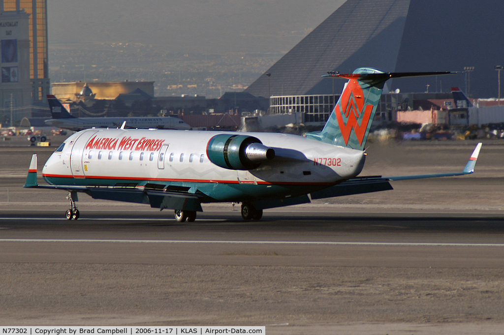 N77302, 1999 Bombardier CRJ-200LR (CL-600-2B19) C/N 7302, America West Express - (Mesa Airlines) / 1999 Bombardier Inc CL-600-2B19