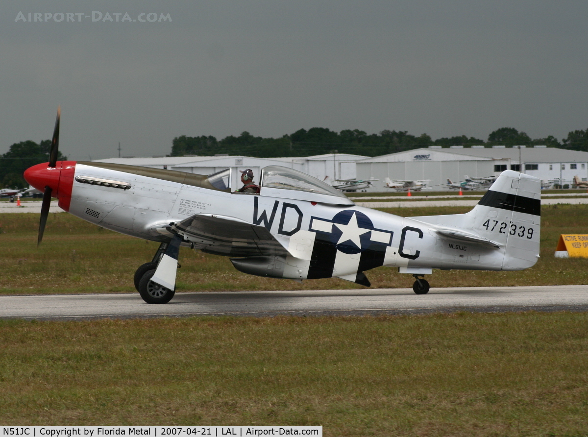 N51JC, 1944 North American P-51D Mustang C/N 122-38798, P-51D