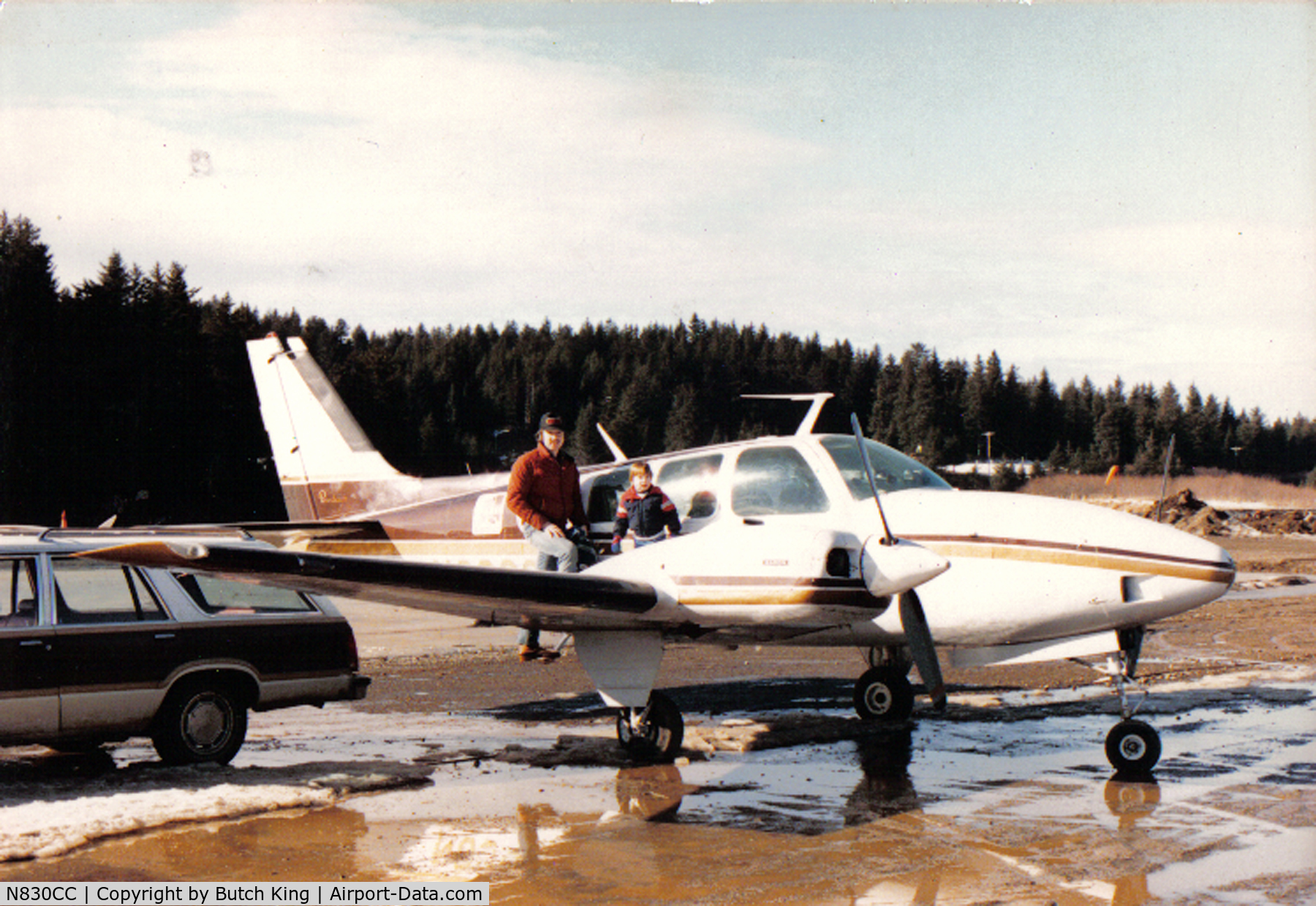 N830CC, 1970 Beech 58 Baron C/N TH-31, Baron N830CC - Seldovia, Alaska