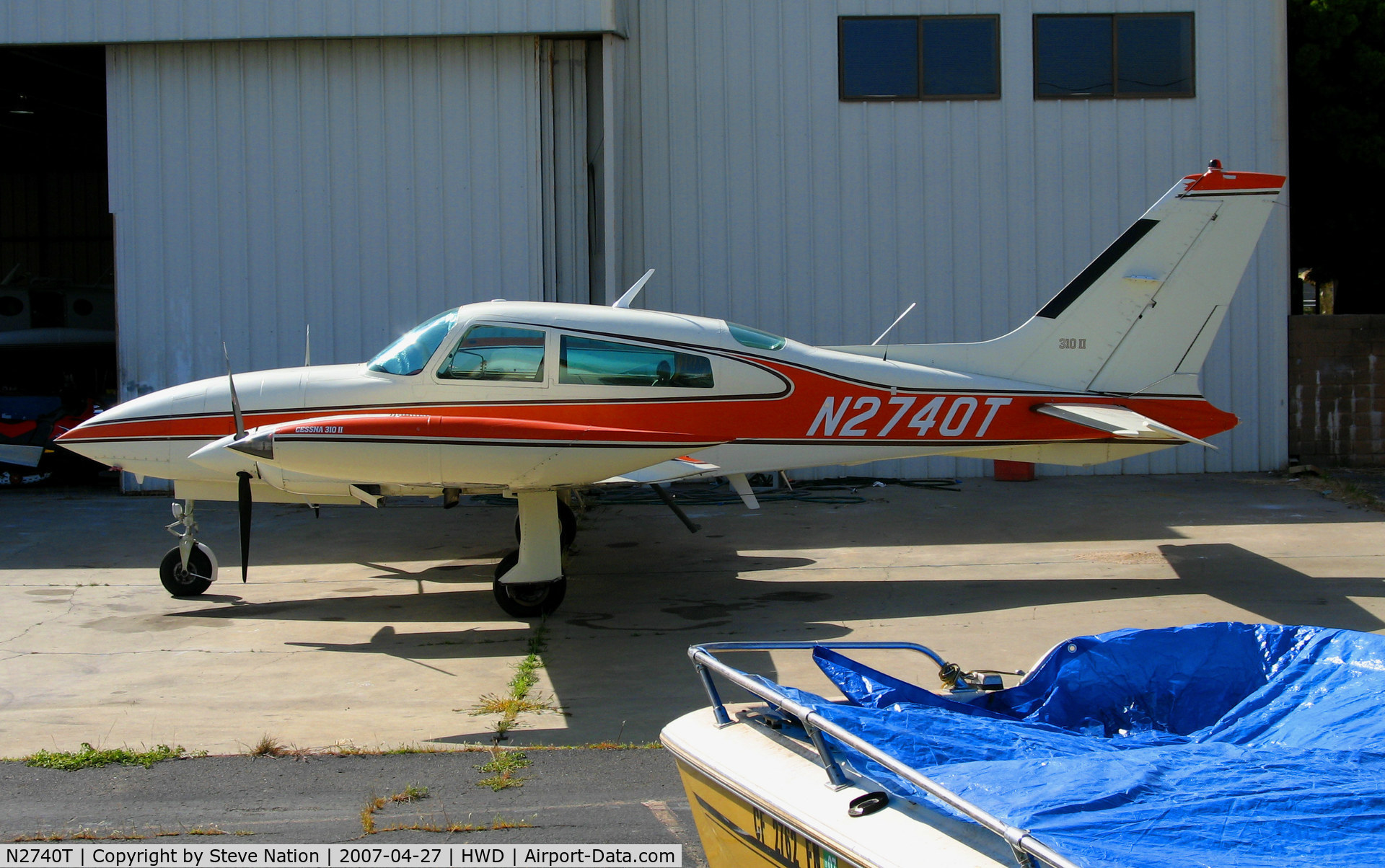 N2740T, 1979 Cessna 310R C/N 310R1843, 1979 Cessna 310R @ Hayward Air Terminal, CA
