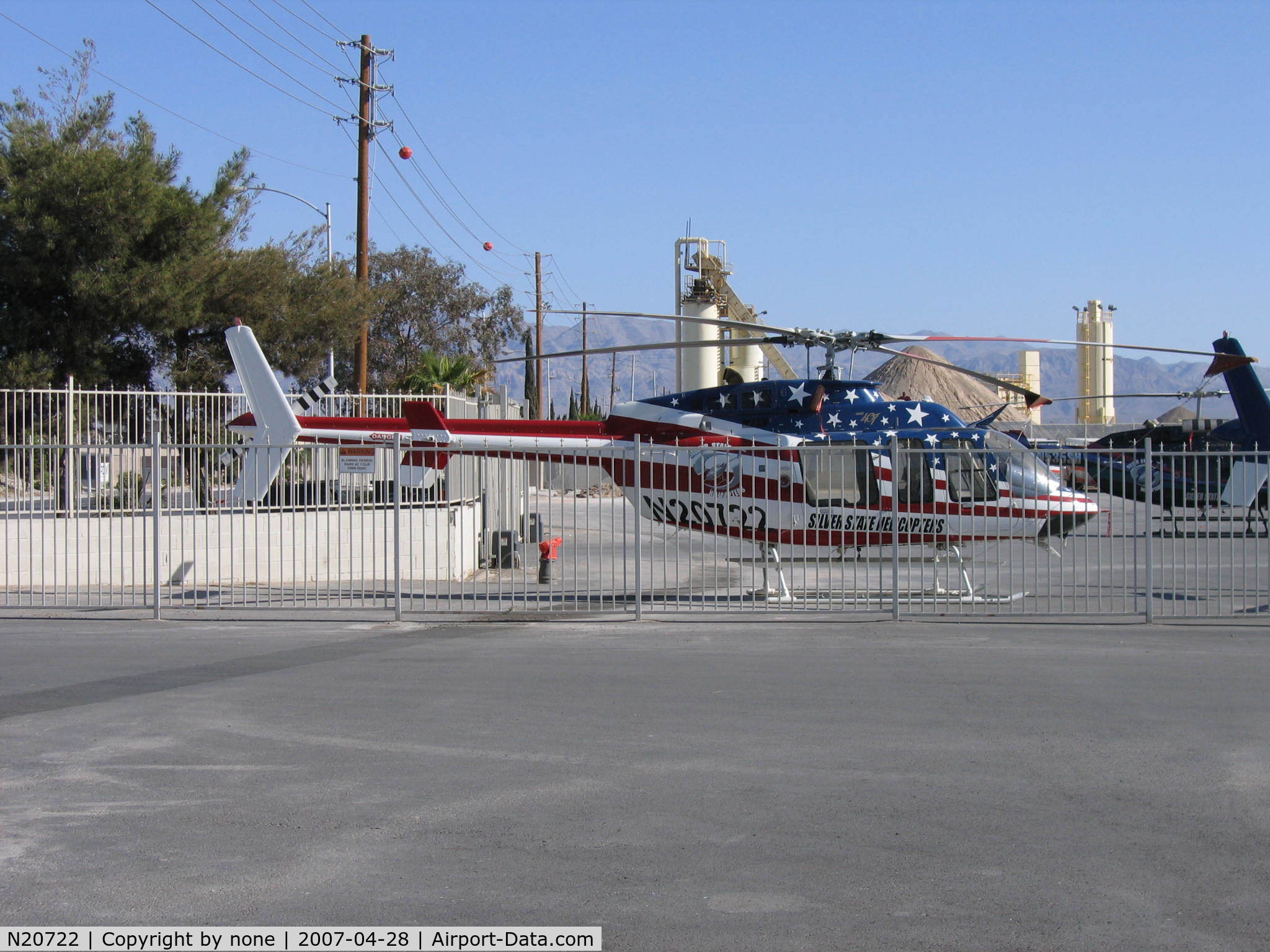 N20722, 1998 Bell 407 C/N 53252, Bell 407 at Silver State Helicopters Headquarters.
