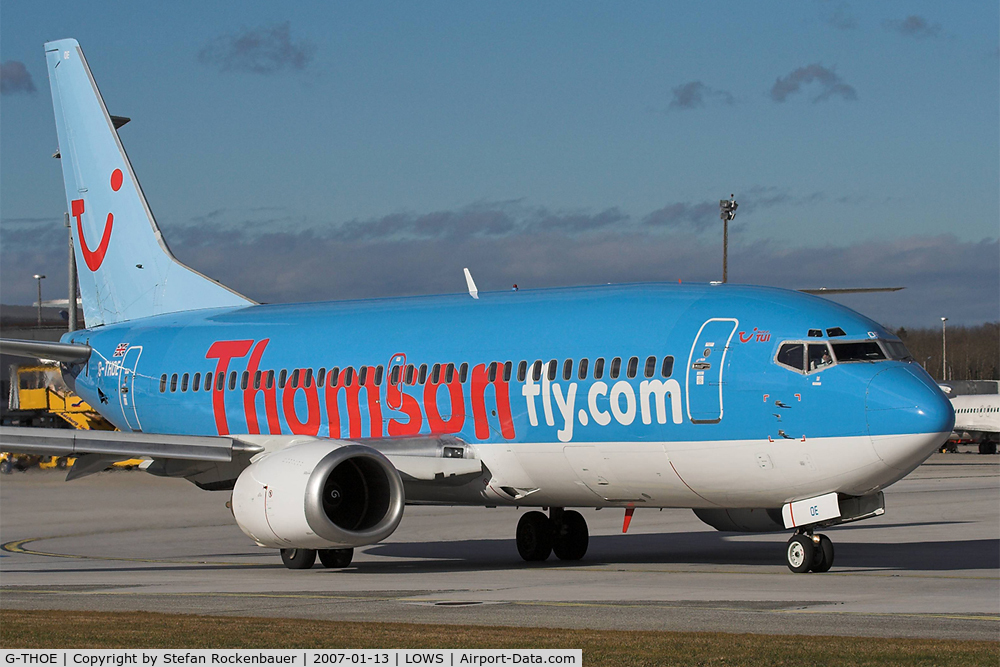 G-THOE, 1995 Boeing 737-3Q8 C/N 26313, Thomsonfly 737.