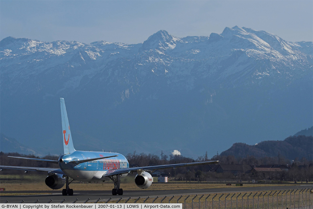 G-BYAN, 1994 Boeing 757-204 C/N 27219, Another scenery shot.