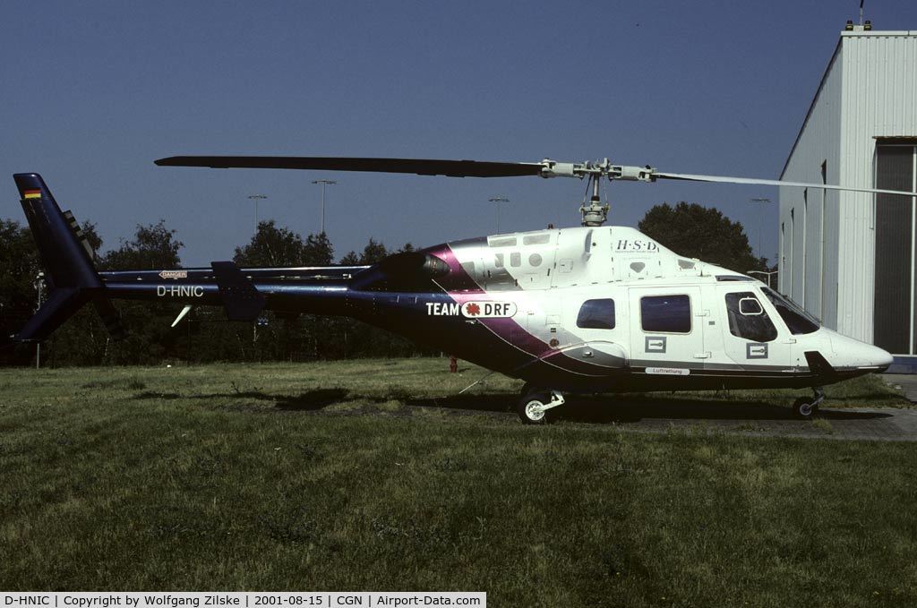 D-HNIC, 1983 Bell 222B C/N 47142, visitor