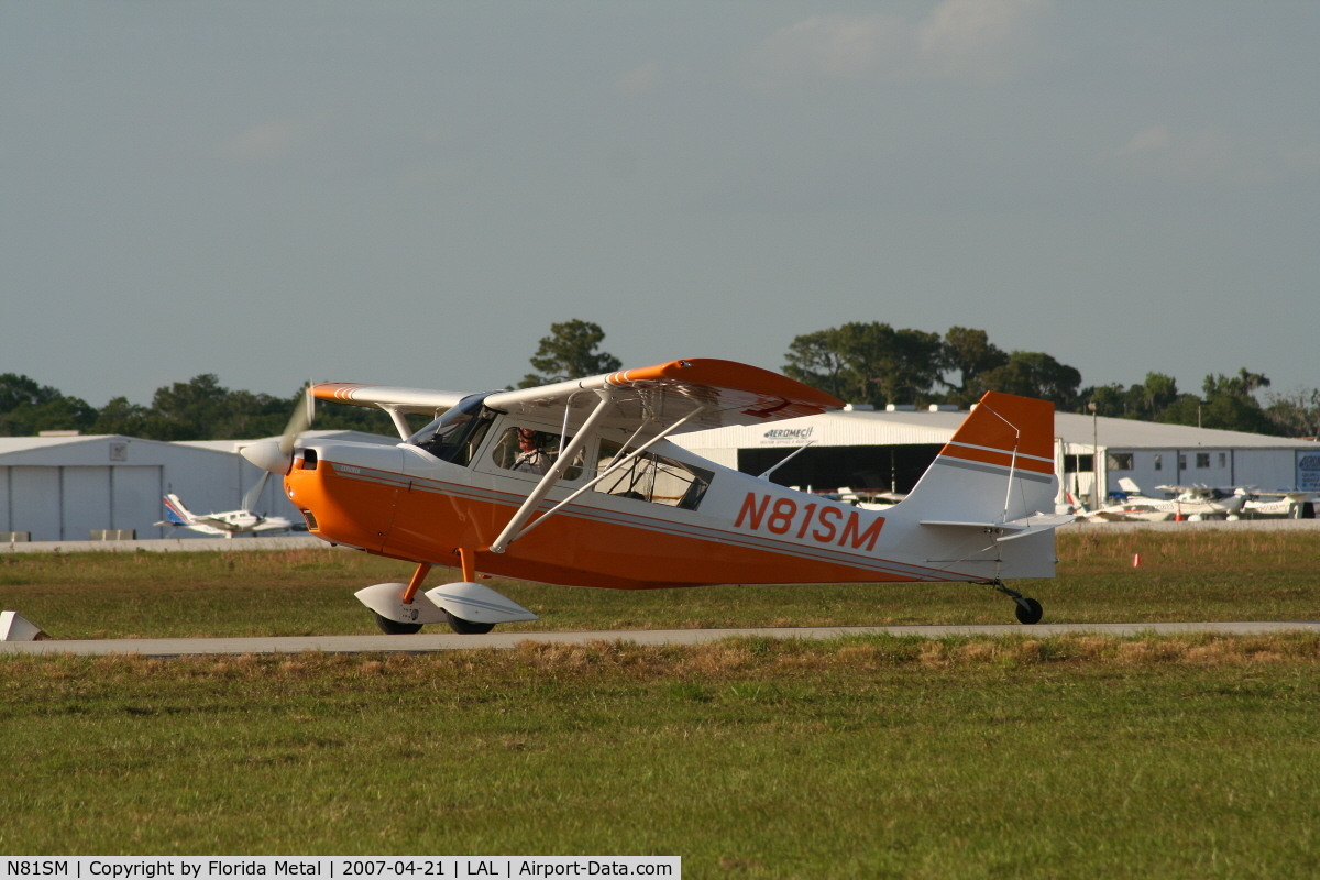 N81SM, 2005 American Champion 7GCBC C/N 1402-2005, 7GCBC