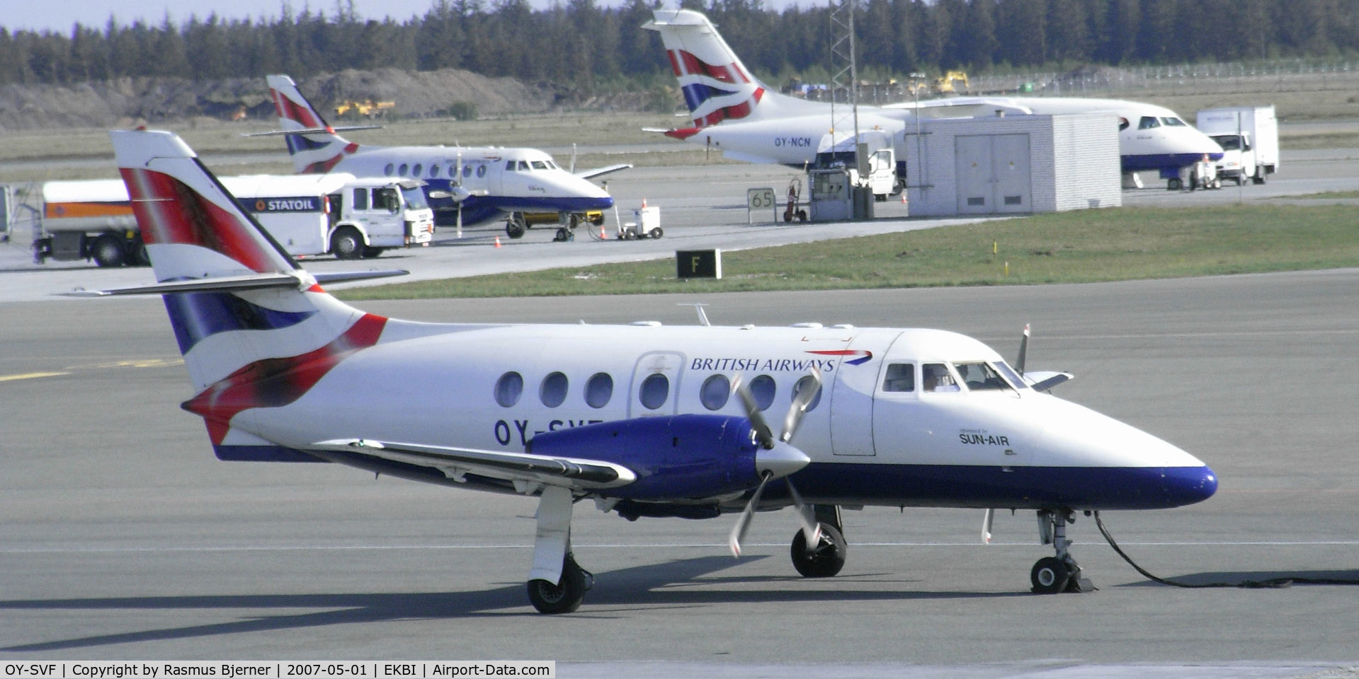 OY-SVF, 1985 British Aerospace BAe-3102 Jetstream 31 C/N 686, OY-SVF at Billund Airport