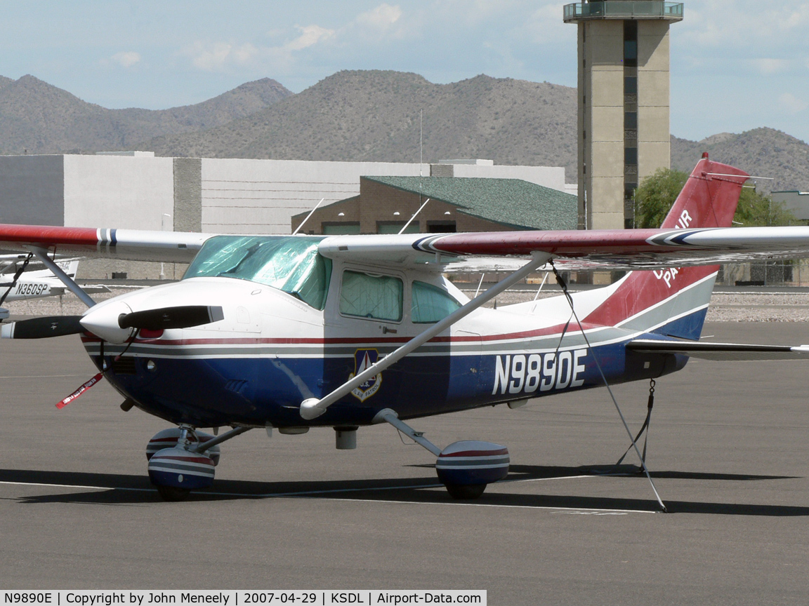 N9890E, 1985 Cessna 182R Skylane C/N 18268465, Operated by the Civil Air Patrol