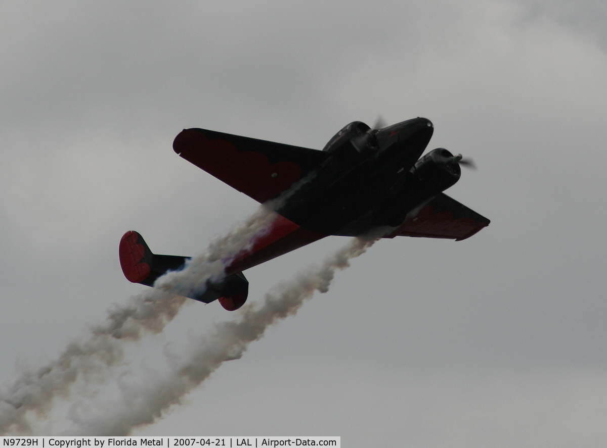 N9729H, 1942 Beech C18S C/N 8205, C18